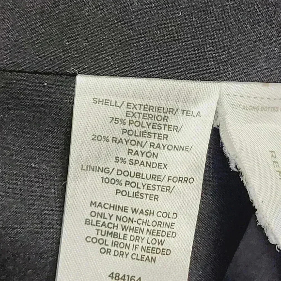 Ann Taylor Women's Black Blazer Jacket Size 12 Polyester Rayon 13CT - Picture 6 of 7